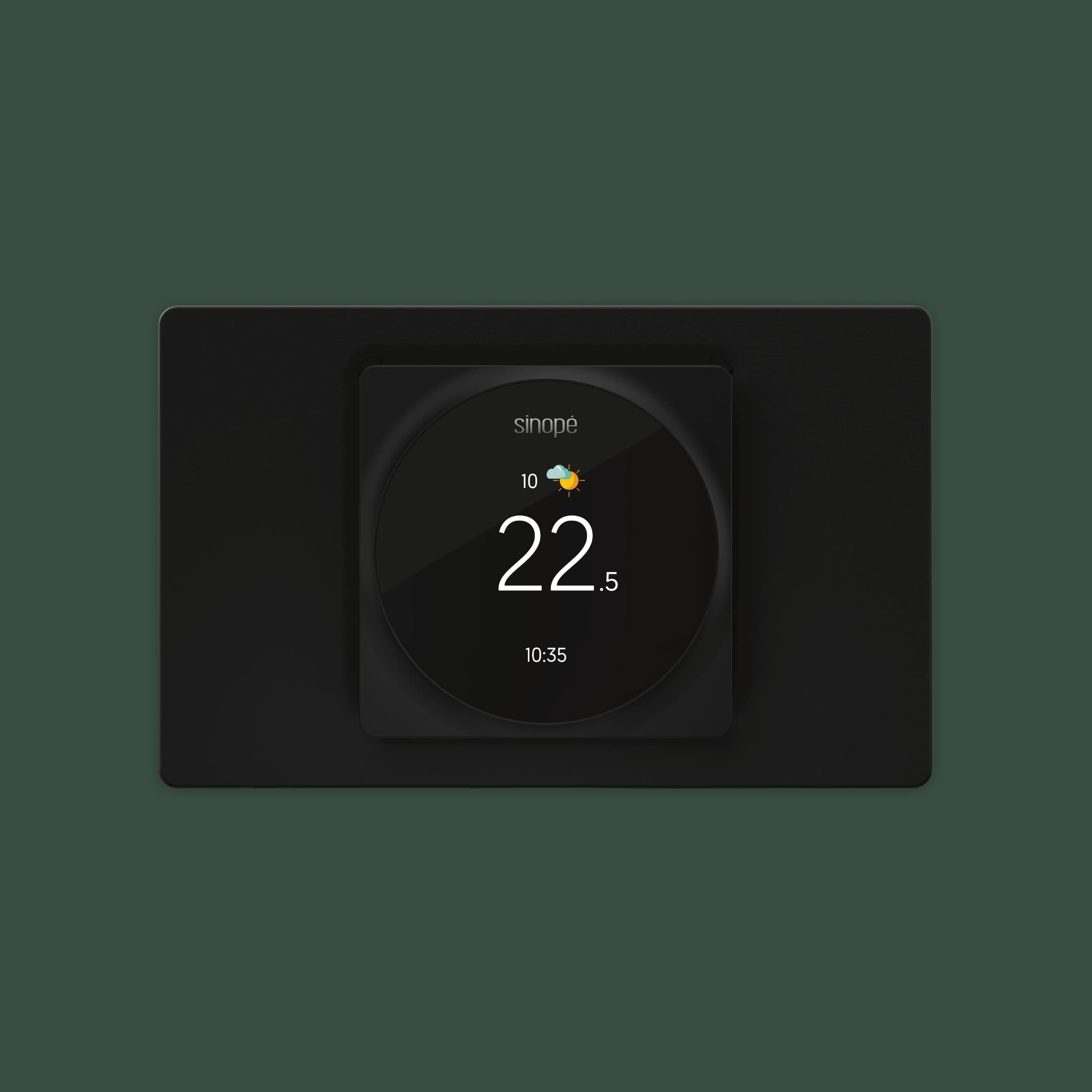Decorative plate for HVAC Thermostat