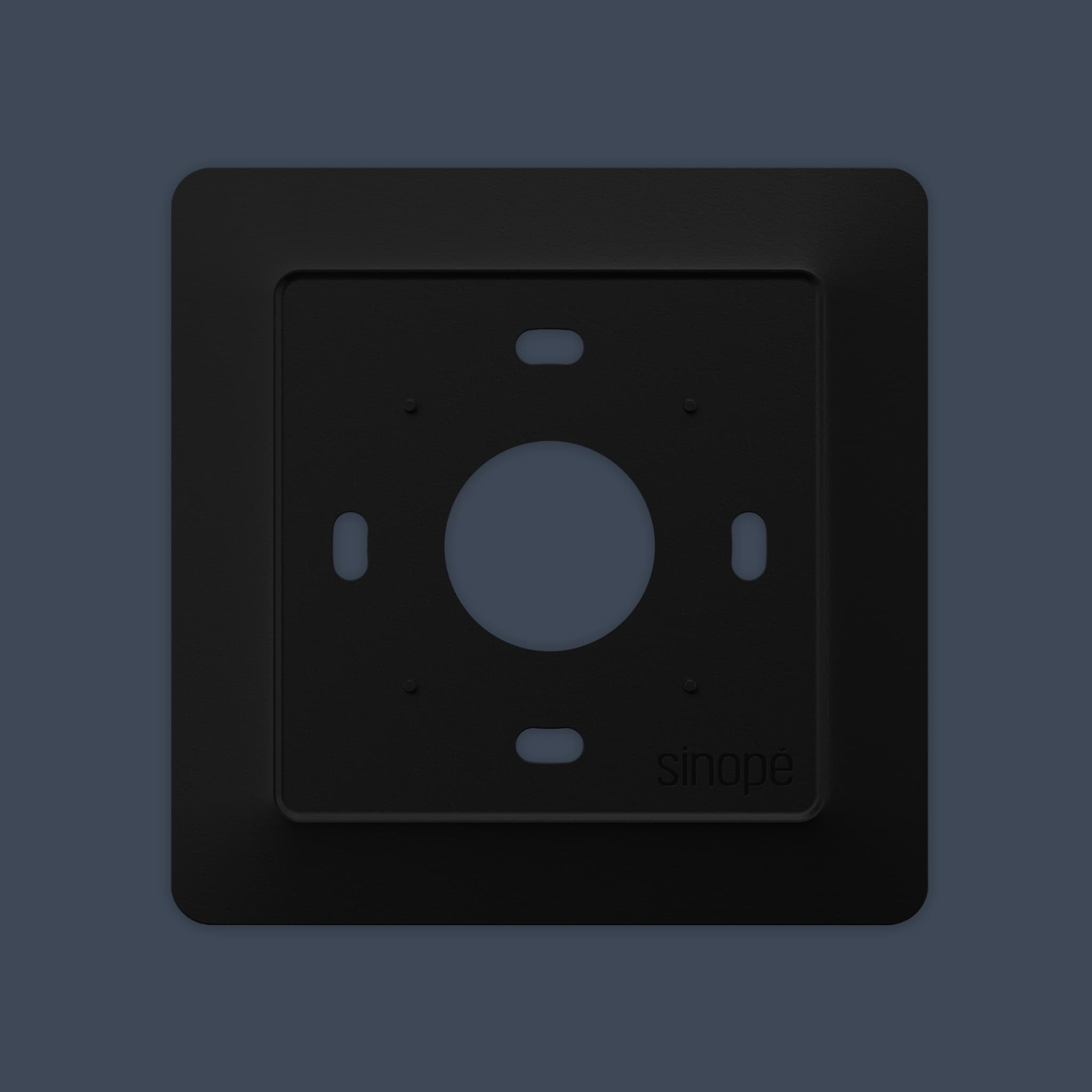 Decorative plate for HVAC Thermostat