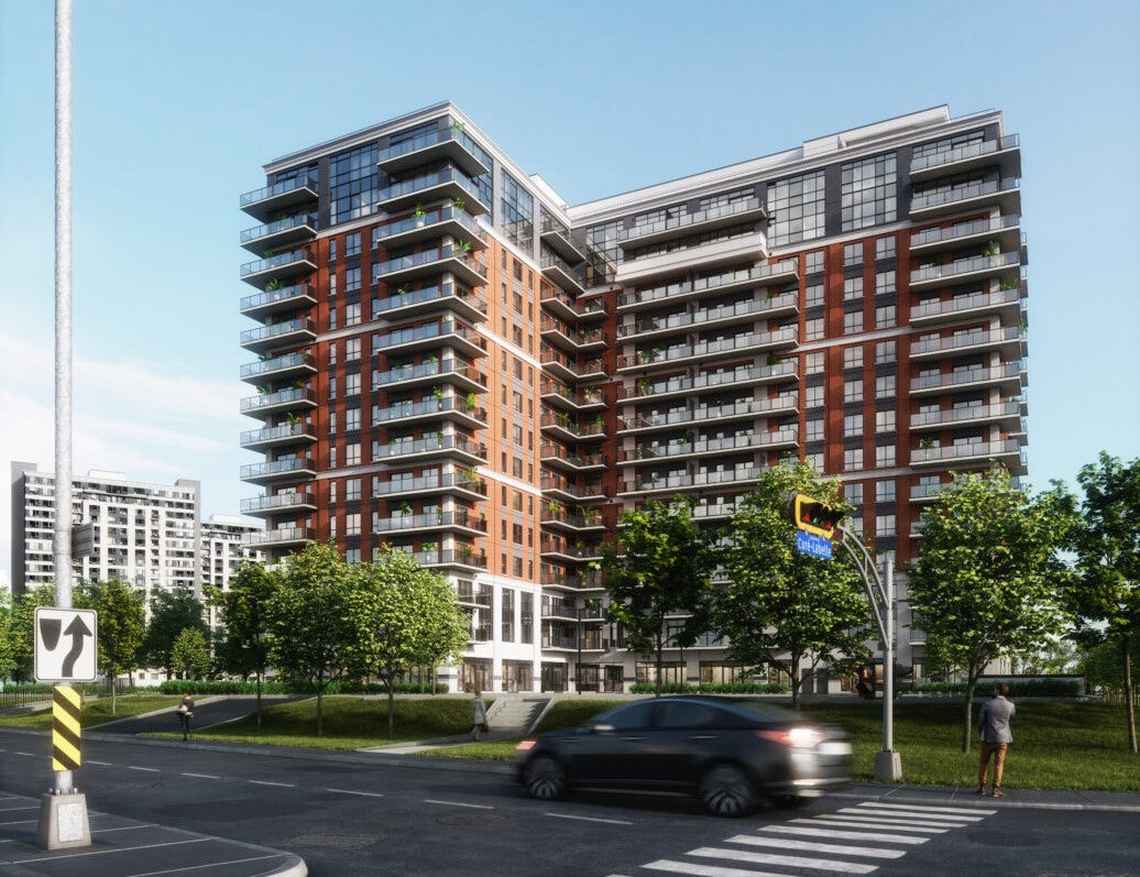Bâtiment Le James à Laval qui est équipé de notre système Sedna Mesh