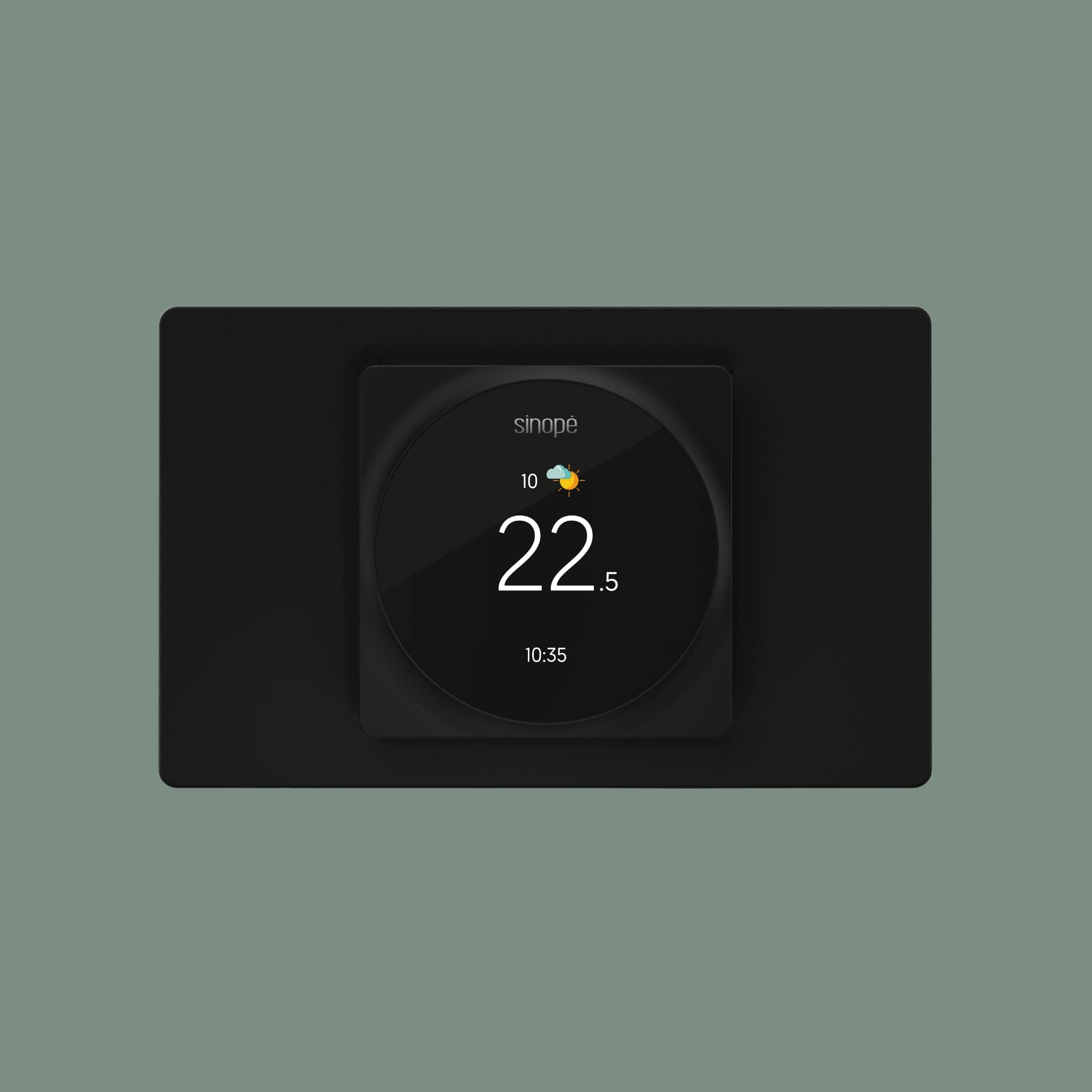 Decorative plate for HVAC Thermostat