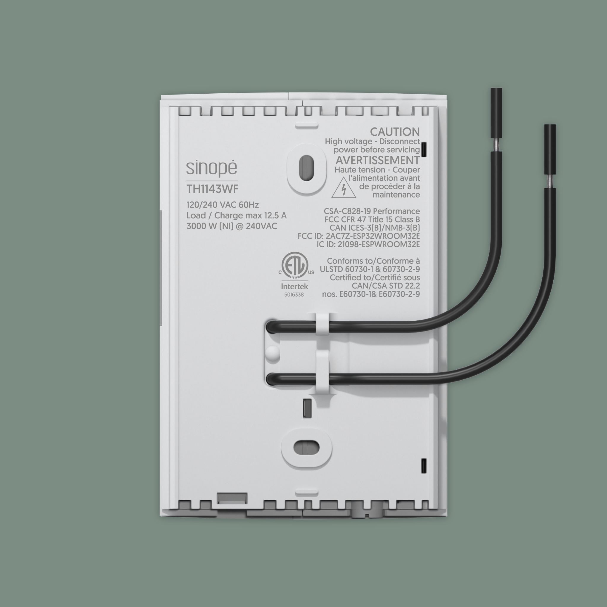 Thermostat plinthes électriques/Smart Thermostat for Electric Baseboards TH1143WF#maximum_3000w