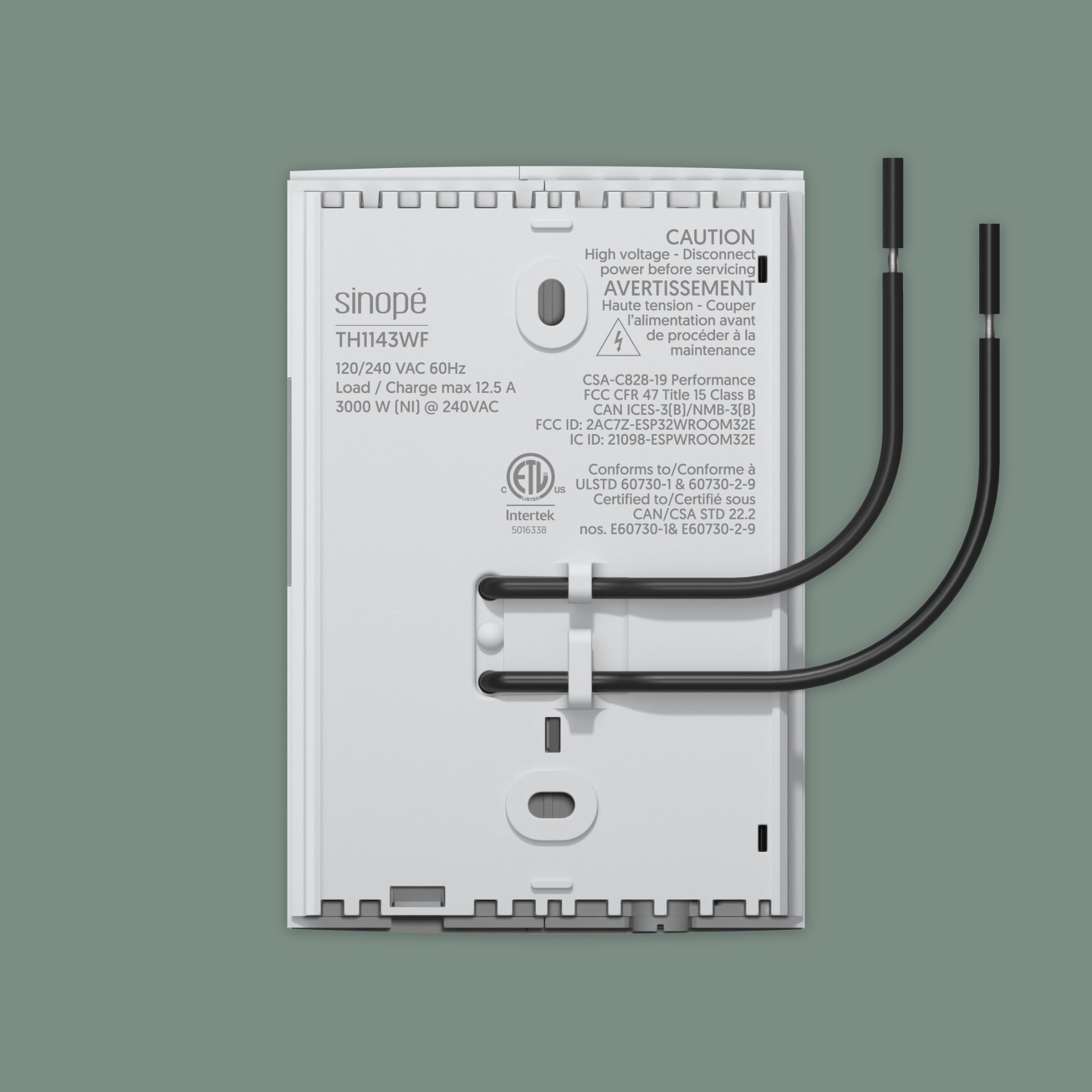 Thermostat plinthes électriques/Smart Thermostat for Electric Baseboards TH1143WF#maximum_3000w