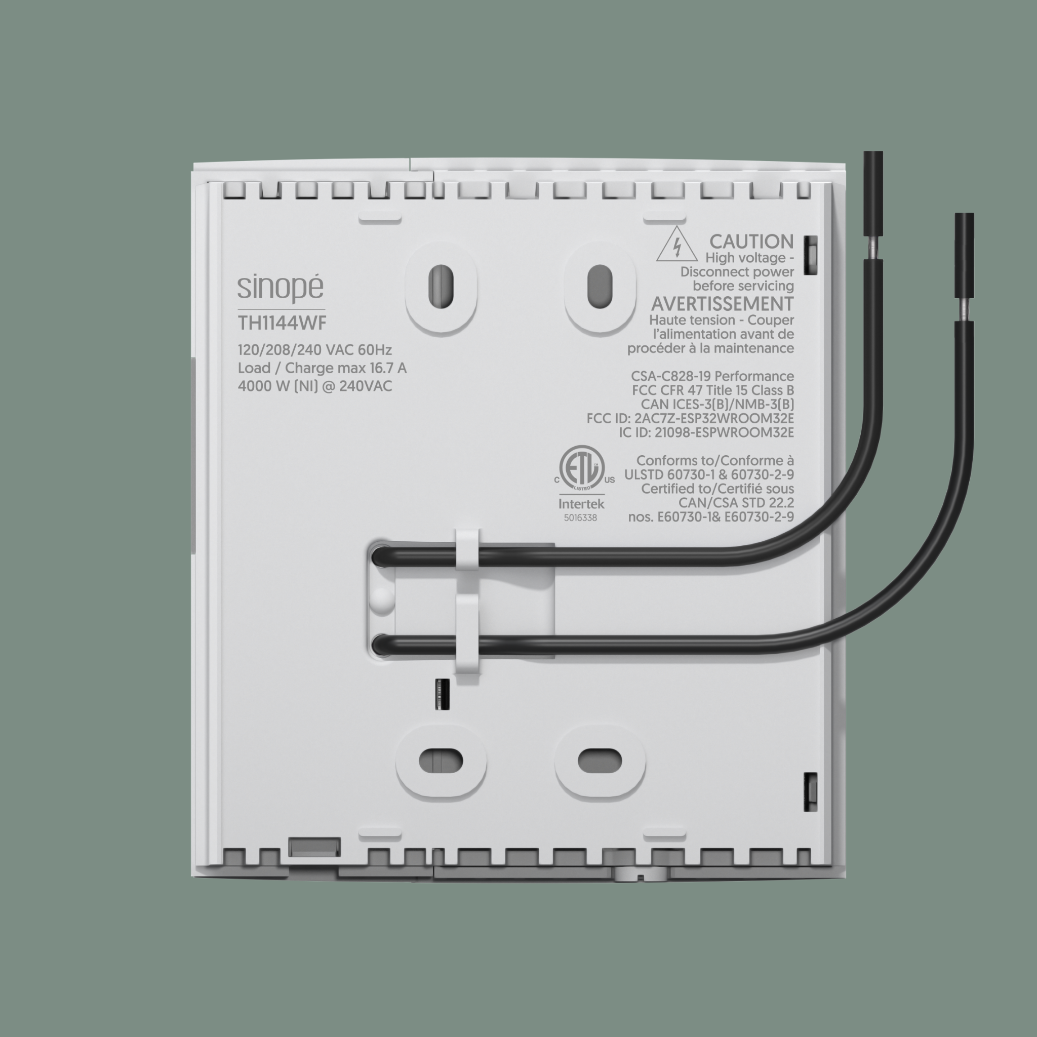 Thermostat plinthes électriquesSmart Thermostat for Baseboard#maximum_4000w