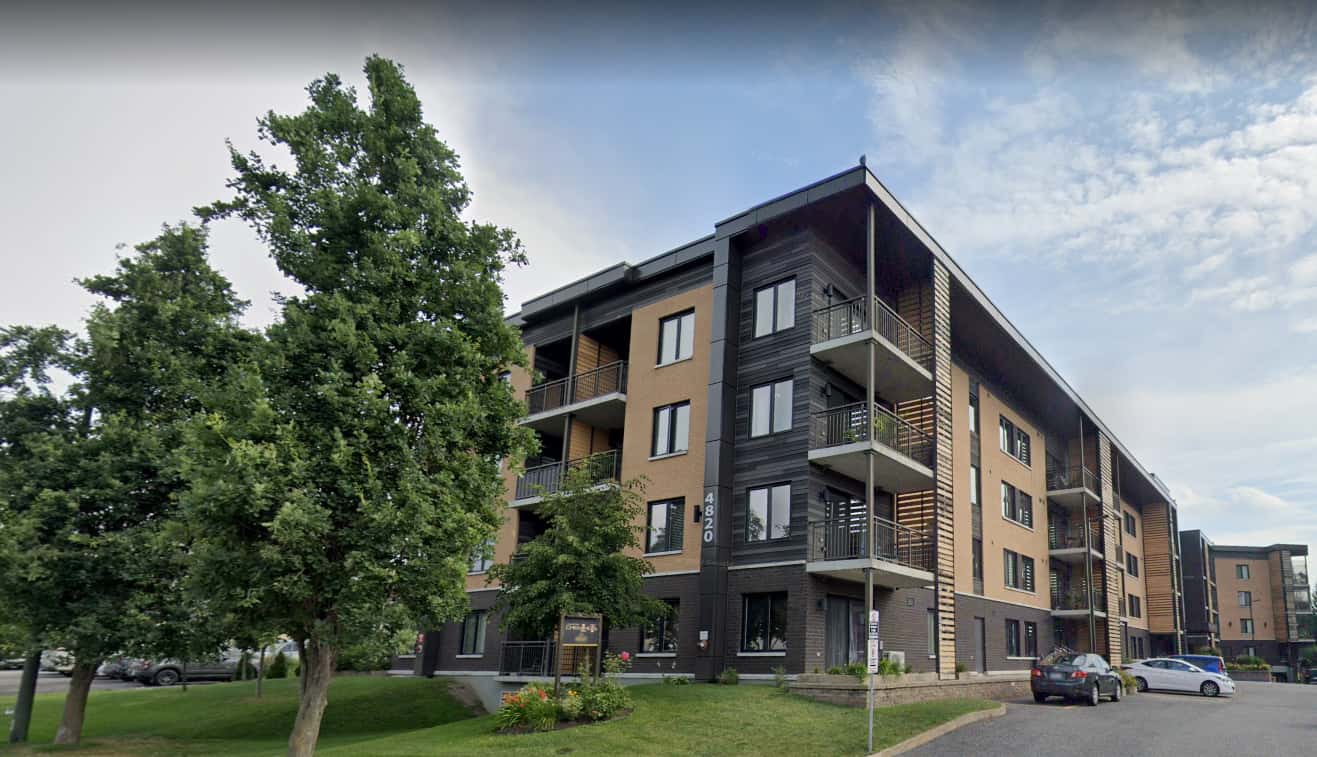 Bâtiment SDC Allée des Cheminots à Québec qui est équipé de notre système Sedna