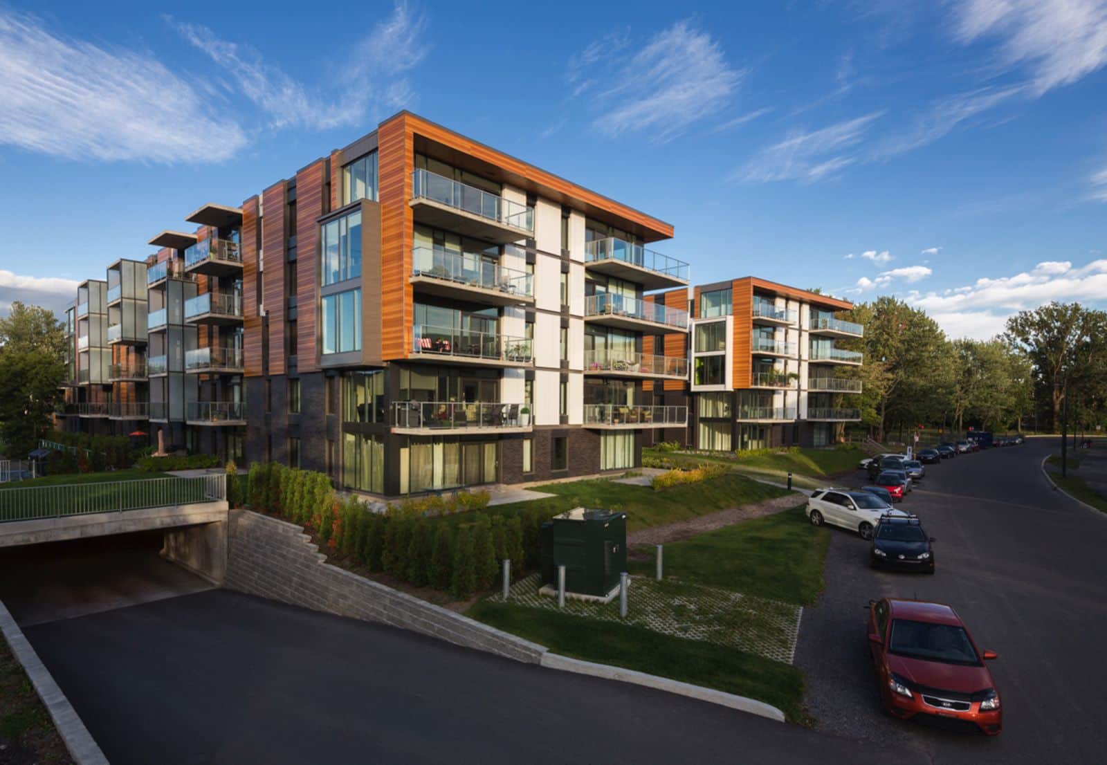 Bâtiment Les Allées de Bellevue Phase III qui est équipé de notre système Sedna