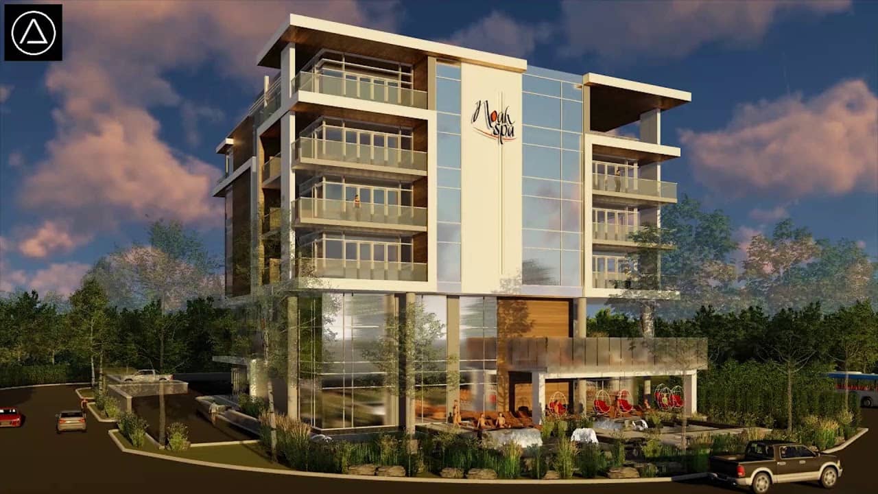 Bâtiment Omega à Rimouski qui est équipé du système Sedna