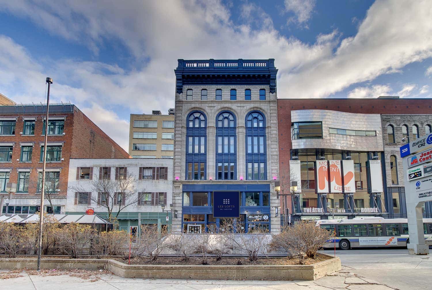Bâtiments Lofts du Théâtre à Québec qui est équipé de notre système Sedna