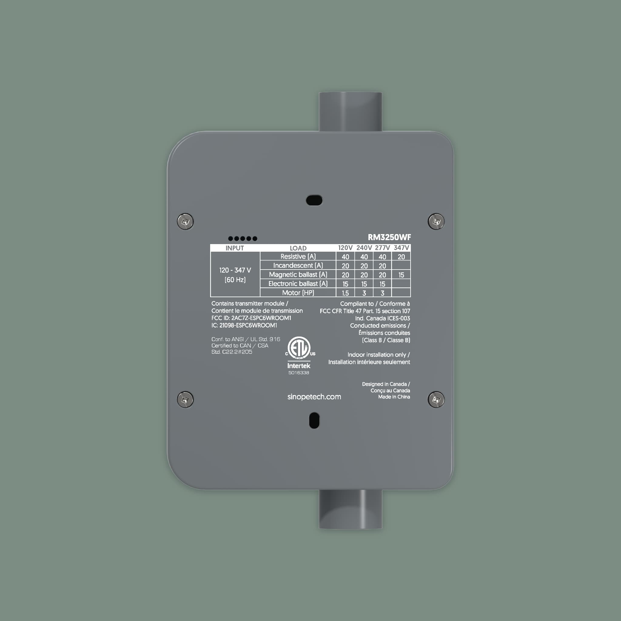 Contrôleur de charge Wi-Fi 40A RM3250WF