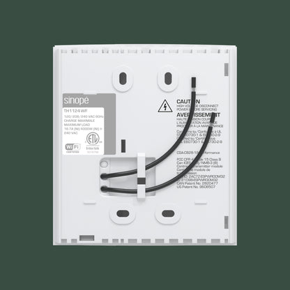 Thermostat intelligent pour plinthes électriques modèle TH1124WF-RFB