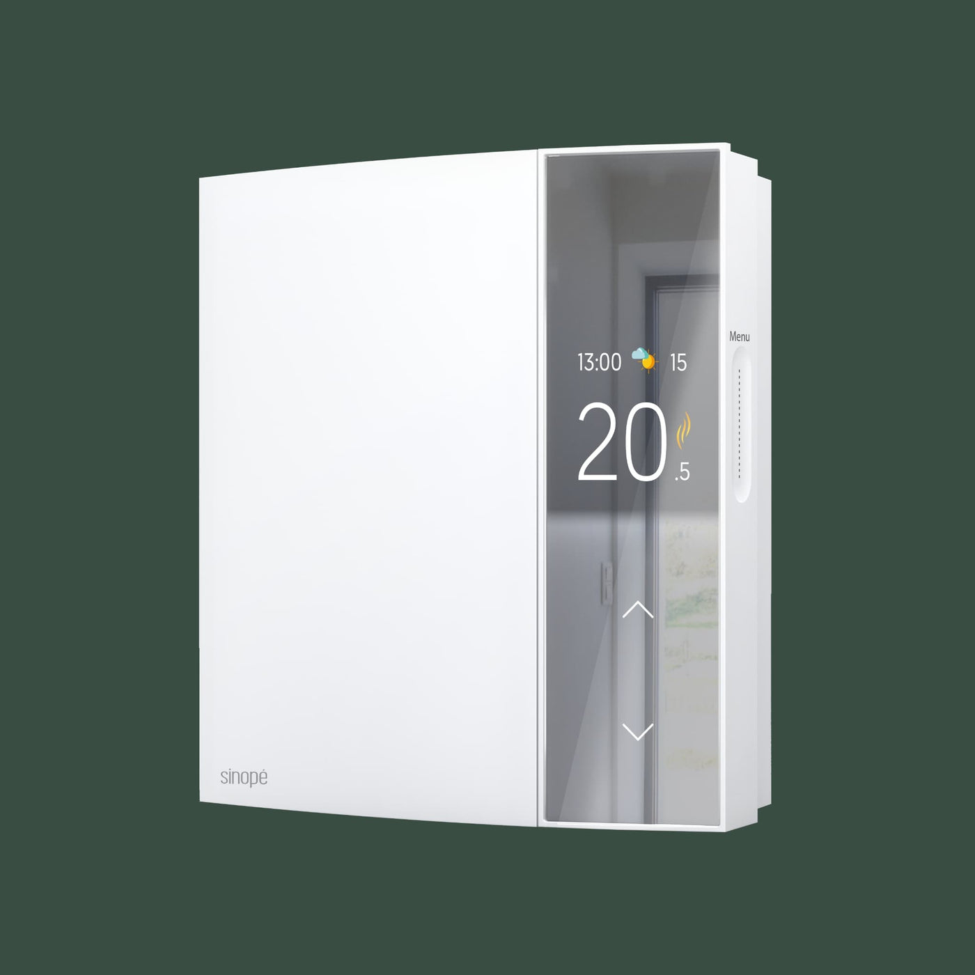Thermostat Zigbee pour plinthes électriques avec écran couleur – Sinopé