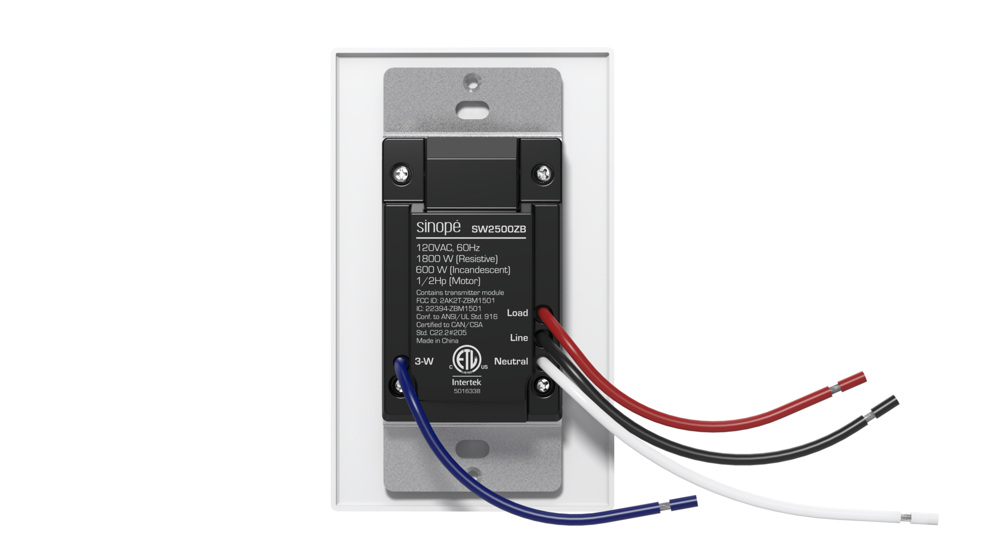 Smart light switch wires